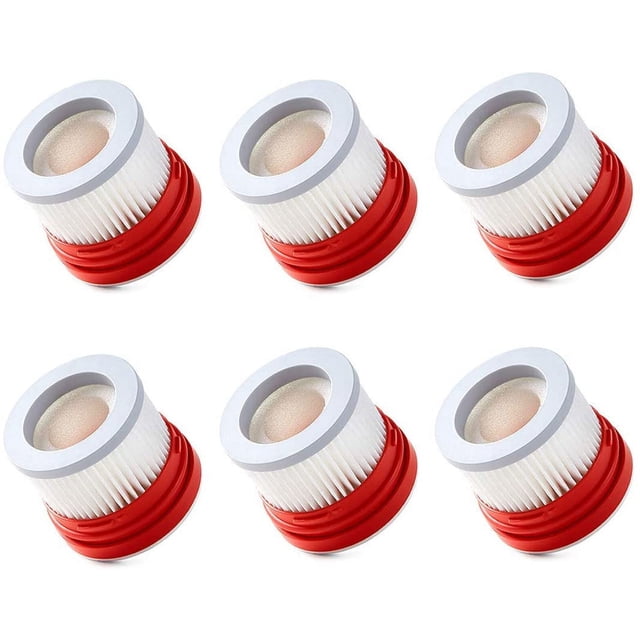 Paquete de 6 filtros HEPA de repuesto para aspiradora de mano Xiaomi Dreame V8 V9 V9B V9P XR V10 V11