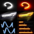 thumbnail image 4 of 1/2 Pzs DRL Luces LED Flexibles De Circulación Diurna Lámpara De Señal De Giro Impermeable 30cm 45cm 60cm Blanco Rojo Amarillo Azul, 4 of 4