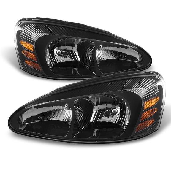 2004-2008 Pontiac Grand Prix Headlights Headlamps Pair Left Right 2005 2006 2007