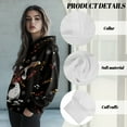 thumbnail image 6 of COEQINE Oversized Women's Hoodies Sweatshirts Pullover Tops Crewneck Fit Loose Long Sleeves Fashion Y2K Casual Wear Hooded Sweatshirt Christmas Snowman and Guitar Outfits Clothes, S, 6 of 7