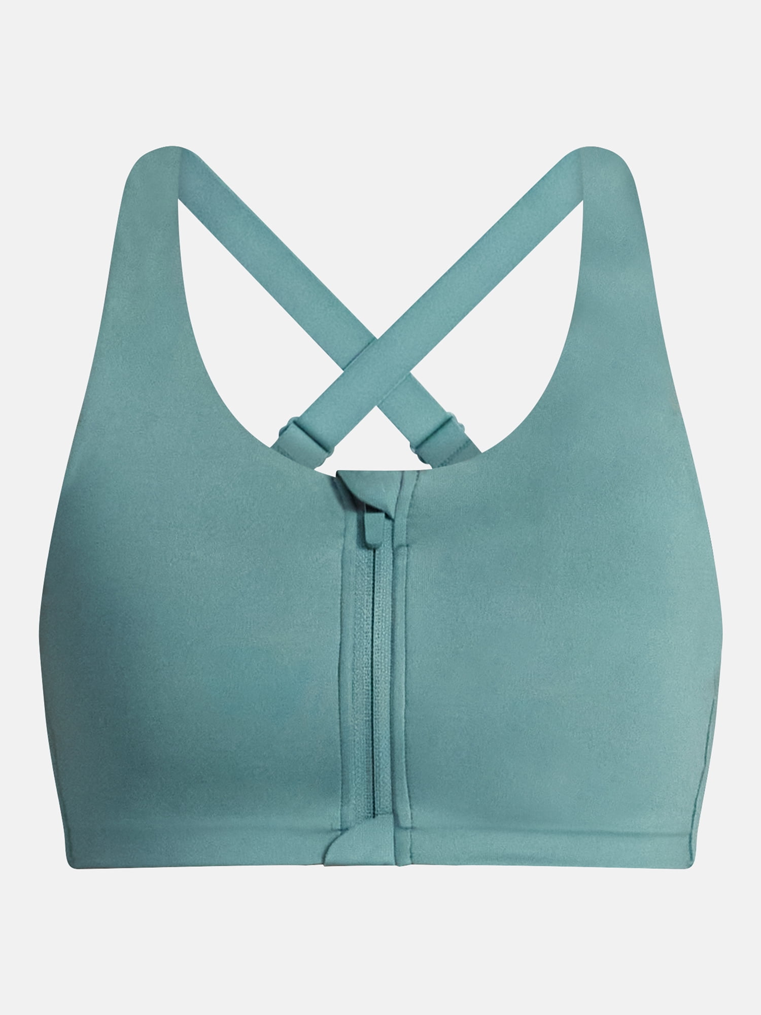 Avia Women's High Support Zip Front Sports Bra, Sizes XS-XXXL