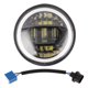 thumbnail image 1 of Faro LED para motocicleta de 5,75 pulgadas, 20000 lm, alto brillo, IP67, resistente al agua con cable adaptador H4-H13, 1 of 8