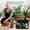 green, variant on Bonsai Tools Set, 20 Pcs Gardening Succulent Tree Indoor Beginner Tool Kit, Include 262 Feet Bonsai Wire, 29.5"x29.5" Plant Repotting Mat, Leather Bag, Bonsai Scissors, Pruning Shears, Gifts for