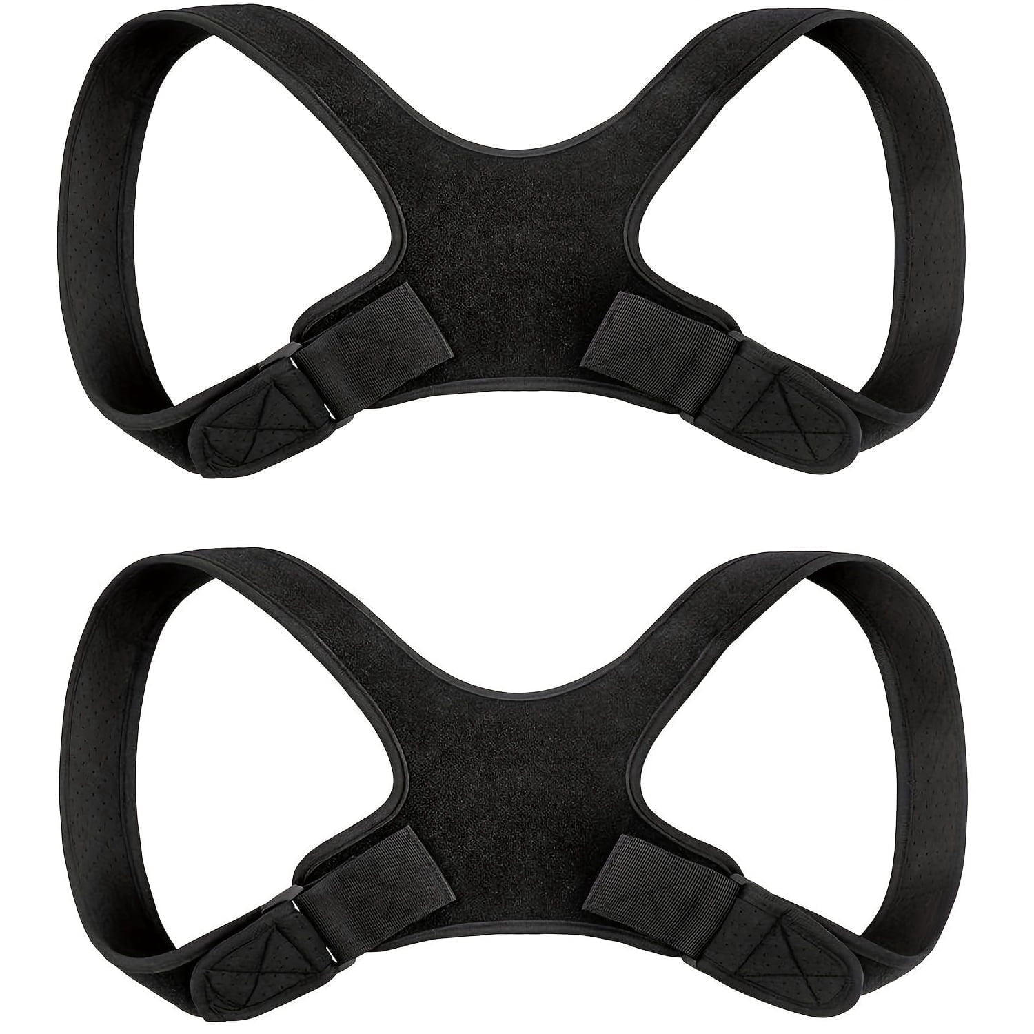 2Pack Adjustable Posture Corrector Back Brace for Women & Men - Grade Spinal with Upper/ Lower Body Alignment, , Posture Improvement, Daily & Gym Use, Comfort Fit (Hand Wash Only)