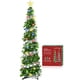 thumbnail image 1 of Árbol de Navidad HMASYO con forma de oropel desplegable, 1,5 m, con 50 luces LED, 1 of 8