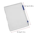 thumbnail image 1 of Boîte de Rangement Transparente en Plastique Transparent pour Documents et Magazines, 1 of 2