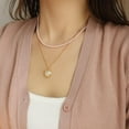 thumbnail image 5 of Aleasha 14" Faux Pearl Choker for Women 4mm Small Pink Pearl Strand Necklace Jewelry Gifts, 5 of 7