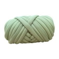 thumbnail image 1 of Jumbo Tubular Yarn Dia 2.5cm 250G Chunky Yarn for Rug Making Weaving Macrame Green, 1 of 8