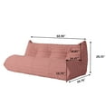 Magic Home Modern Sectional Sofa Togo Sofa Lazy Sofa Foam Couch Floor