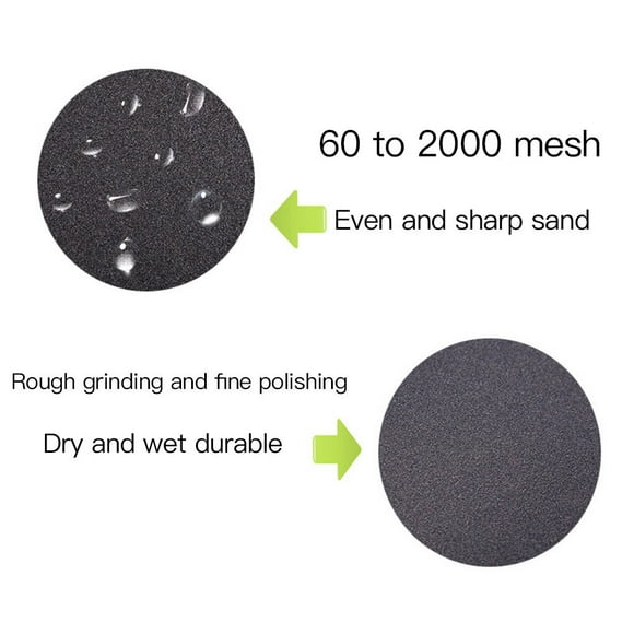 10 Pcs Papier Sablé Humide et Sec à Double Usage, Papier Sablé Humide pour Artisanat, Menuiserie, Automobiles, Métal Plastique, Papier Sablé de Polissage, 1000 Gravillons
