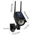 thumbnail image 3 of Solar Security Motion Sensor Light with Fake Camera & Remote - IP66 Waterproof Wireless LED Wall Light for Outdoor, Garden, Garage-Black, 3 of 8
