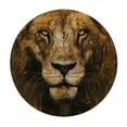 thumbnail image 4 of WYYP A Majestic Lion Round Table Cloth 100% Polyester Fiber Great for Home Kitchen/Parties/Holiday Dinner White, 4 of 8