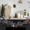 thumbnail image 4 of A Halloween door hanging Autumn Garlands Pumpkin Berries Vine Flowers Thanksgiving Table Center Outdoor Autumn Decorations Autumn Halloween Family Fireplace Decorations, 4 of 7
