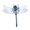 Large B, variant on Primegos Fake Dragonfly Decoration with Lanyard/Pin Portable Outdoor Camping Gnats Fly Repellent Simulated 3D Dragonfly Model Ornament Kids Educational Toy