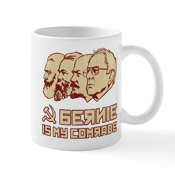 CafePress - Bernie Is My Comrade Mugs - 11 oz Ceramic Mug - Novelty Coffee Tea Cup