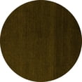 thumbnail image 1 of Ahgly Company Indoor Round Abstract Yellow Modern Area Rugs, 4' Round, 1 of 4