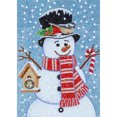 thumbnail image 2 of Cuadros Decorativos 5D DIY diamante pintura forma especial cristal taladro muñeco de nieve imagen (CU067) Tmvgtek embutido en tela, 2 of 7