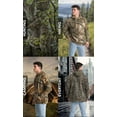 thumbnail image 4 of Realtree Men’s Poly Cotton Hoodie Sweatshirt, Advantage Classic Camo, Soft Midweight Pullover with Adjustable Hood, Front Pouch Pocket |Size 4X, 4 of 10