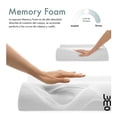 thumbnail image 3 of Set X2 Almohadas Memory Foam Gel Comoda Suave Ergonomica blanco, 3 of 4
