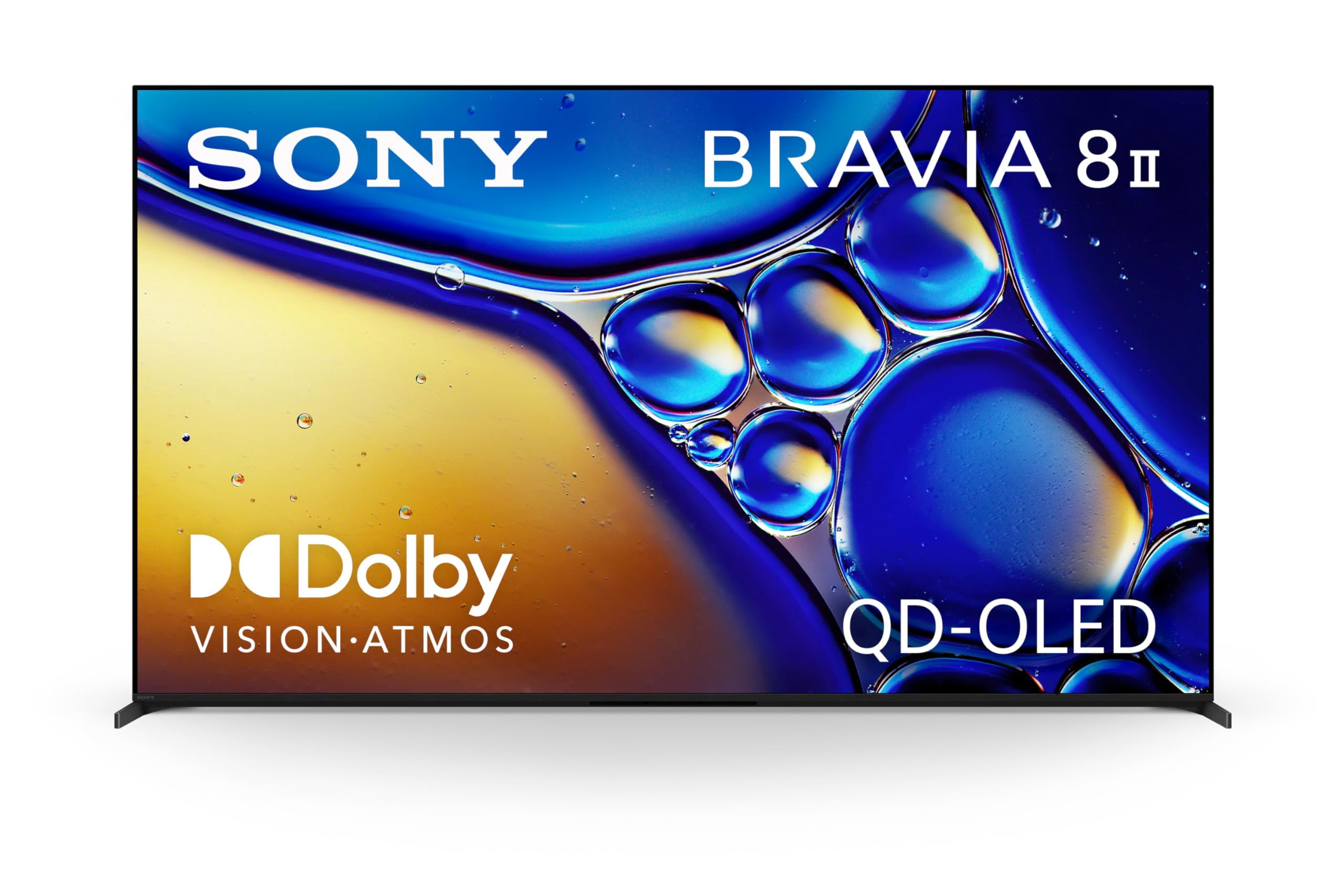 Sony K65XR80M2 65 Inch Bravia 8 QD-OLED 4K HDR Google TV with an Austere 5S-4KHD2-2.5M V-Series 2.5m Premium 4K HDR HDMI Braided Cable (2025)