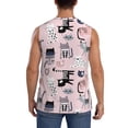 thumbnail image 4 of Daiia Cat Printed Men's Tank Tops,Casual Soft Sleeveless Gym Muscle Shirts Bodybuilding Tee-X-Large, 4 of 8