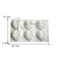 thumbnail image 2 of XKHBDL Heart Love Chocolate Molds Valentine's Day Fondant Molds Flower Epoxy Resin Mold Heart Shape Silicone Mold Polymer Clay Soap Wax Making Tool for Cake Candy Chocolate Decoration, 2 of 5