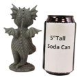 thumbnail image 4 of Small Baby Garden Dragon In Zero Gravity Yoga Balance Faux Stone Finish Statue, 4 of 4