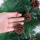 thumbnail image 5 of Conos de pino naturales navideños compatibles con decoración decorativa para el hogar, marrones (2 juegos-marrón), 5 of 5