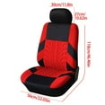 thumbnail image 3 of Xihbxyly Funda de Asiento de Coche, Cojín Universal para Asiento Delantero, Protección Elegante Multicolor, Transpirable y Cómoda para Todo Tipo de Clima, Fácil de Limpiar, Mejora El Interior Del Coc, 3 of 3