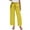 Yellow, variant on LLYwey in Clearance Plus Size Pants for Women Ladies Solid Color Pocket Button High Waisted Drawstring Casual Sports Straight Leg Pants New Full Length Pants Trousers Regular Fitted Khaki M