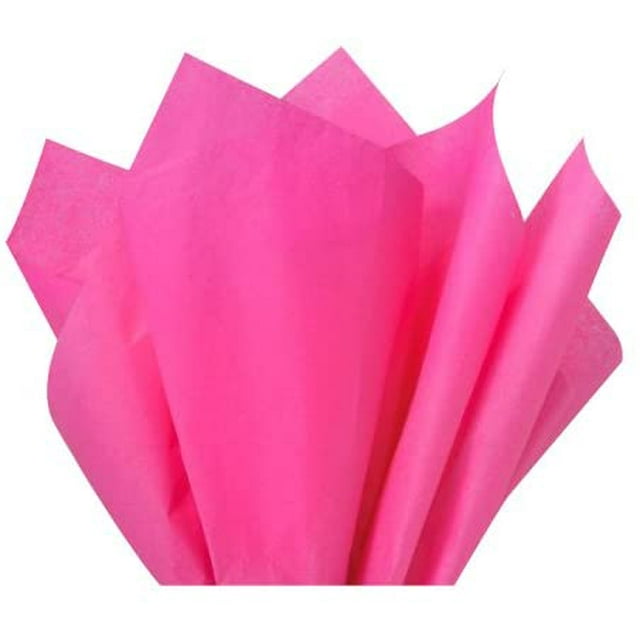 | Gift Wrap Tissue Paper|15"x20"|100 Count (Hot Pink, 100 Sheets)