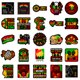 thumbnail image 2 of Pegatinas para el Mes de la Historia Negra del 19 de junio, 50 unidades, impermeables, 2 of 2
