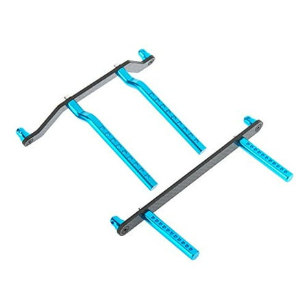 Hot Racing ECX 2wd Ruckus Torment Aluminum Front Rear Body Mount Set ECT2931G06