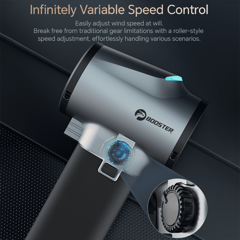 BOOSTER violent turbo fan, 64MM powerful portable blower, car dryer, 4 speeds, 55m/s, 4000MAH, 750W, suitable for garden cleaning, car drying, snow blowing, dust removal, leaf blowing