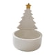 thumbnail image 5 of Portavelas navideño de cerámica pequeño para velas de té Estrella dorada, 5 of 9