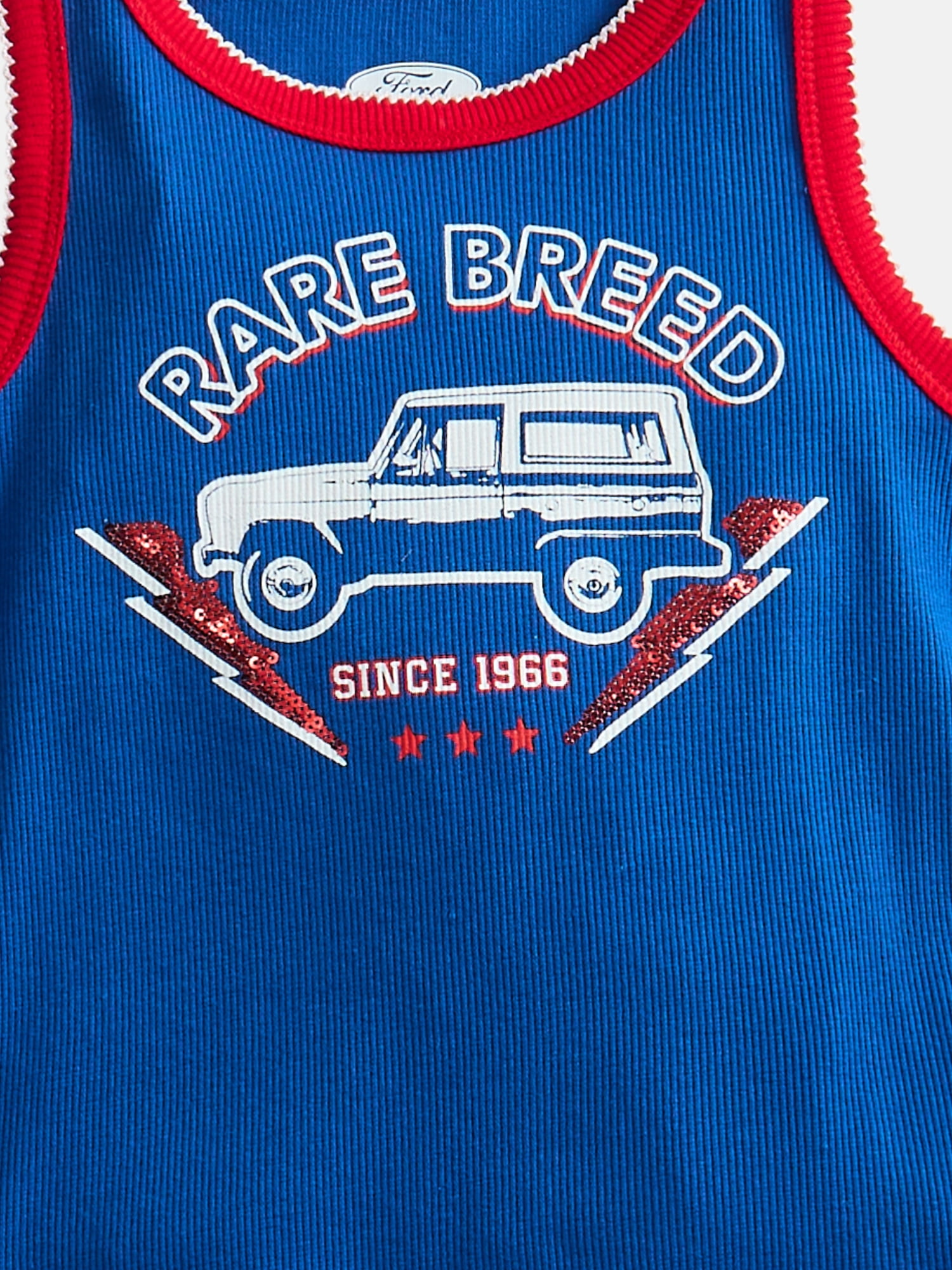 Ford Bronco Girls Graphic Tank Top and Matching Shorts Set, 2-Piece, Sizes 4-16