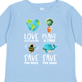 thumbnail image 4 of Inktastic Earth Day Plant a Tree Save the Bees Save the Seas Love Your Mother Earth Boys or Girls Long Sleeve Toddler T-Shirt, 4 of 5