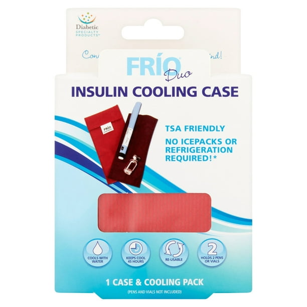FRIO Étui de Refroidissement à Insuline Duo - 1 cs et Pack de Refroidissement