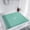 Solid Green, variant on Odies Square Bath Shower Tub Mat for Bathroom, Non Slip Bathtub Mats with Suction Cups, Drain Holes, Machine Washable, 21 x 21 Inches, Purple