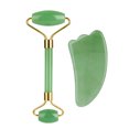 thumbnail image 2 of Set de Rodillo de Jades Naturales y Gua Sha para Rostro Noiseless yeacher rodillo de jade, 2 of 7