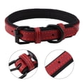 thumbnail image 4 of Pet Collar,Copper Buckle Leather Dog Neck Strap Dog Supplies Unrivaled Performance, 4 of 11