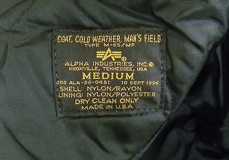 Alpha Industries タイタンクロス MEDIUM ☆【USA製 90s】ALPHA