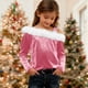 thumbnail image 4 of Blusa de manga larga de color liso para niñas de 4 a 14 años, 4 of 7