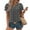 Black, variant on ATENAR T Shirts for Women Short Sleeve Casual Shirts for Women V Neck Tee Orange M
