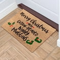 thumbnail image 2 of EaseDay Funny Welcome Mats for Front Door, Merry Christmas Holiday Door Mat Outside Entrance, Heavy Duty Coir Outdoor Rug for Winter Holiday Home Decor, 2 of 4