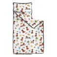 thumbnail image 2 of Labrador Retriever and Beach Teens Toddler Nap Mat with Pillow, Sleeping Mat Bag for Preschool Daycare 50"x20", 2 of 6