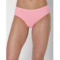 thumbnail image 3 of Hanes Ultimate Women's Breathable Hipster Underwear, 6-Pack White/Navy H/Pink/Black/Lilac H/Blackblot 6, 3 of 10