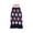 Navy Blue, variant on Polyester Holiday Star Pet Dog Sweater Teddy Panda Suit for Small Dogs Warm Winter Apparel