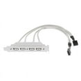 thumbnail image 1 of Double Tête de Carte Mère 9Pin à 4Port USB 2.0 Câble Femelle PCI Support, 1 of 6