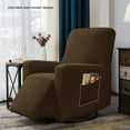 thumbnail image 2 of Recliner Chair Slipcover Protector Washable Sofa Couch Cover Elasticity Stretch Anti-slip Slipcovers Single Seat Sofa Recliner Cove W/ Side Pocket, (29in-36.5in)*(26in-34in)*(24in-33in), 2 of 7